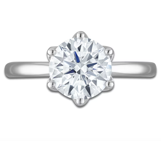 2 Carat Lab-Created Diamond Engagement Ring in Platinum | SimplyIn Diamonds - Image 3